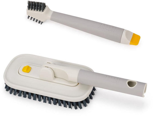 Joseph joseph cleantech schoonmaakset - 2-in-1 tegelschrobber 3-in-1 detail schrobborstel - set