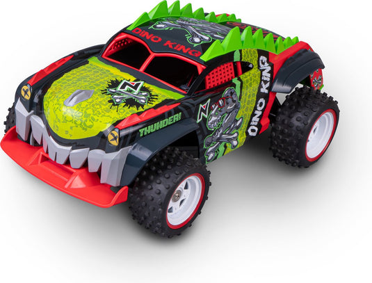 Nikko rc auto dino truck - bestuurbare auto voor binnen en buiten - 4wd off-road amfibievoertuig - inclusief usb accu + lader - 14km u - vanaf 6 jaar