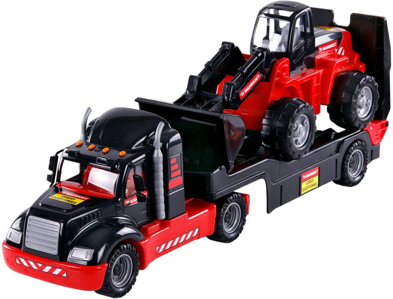 Afbeelding laden in galerijviewer, Cavallino mammoet torpedo vrachtwagen met bulldozer, schaal 1:16
