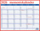 Aurora memento kalender 2025 be - nl 42x33cm