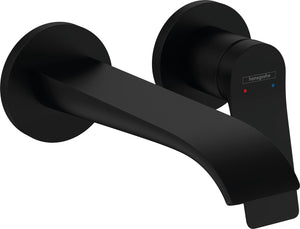 Hansgrohe vivenis afbouwdeel - voor inbouw 2-gats wastafelkraan - voorsprong 19.5cm - mat zwart