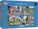 Gibsons - the gardener s round (door trevor mitchell) - 4×500 stukjes 48×34cm (b×h) - legpuzzel voor volwassenen