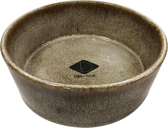 D d home d d voerbak jasper zand - hondenvoerbak - ø16.8 cm