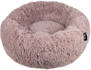 District 70 fuzz donut hondenmand - sand - large ø 80 cm
