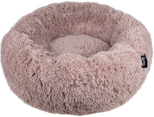 District 70 fuzz donut hondenmand - sand - large ø 80 cm