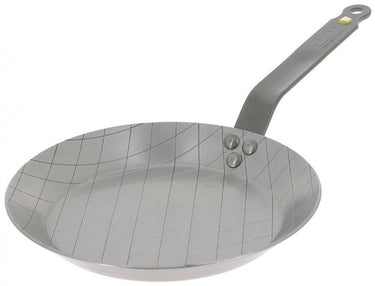 Debuyer de buyer mineral b steakpan 24 cm – plaatstalen grillpan – natuurlijk anti-aanbakeffect – geschikt voor inductie – pfas-vrij