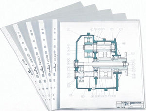 Durable geperforeerde showtas formaat a4 11-gaats perforatie