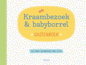 Merkloos sans marque kraambezoek babyborrel - gastenboek