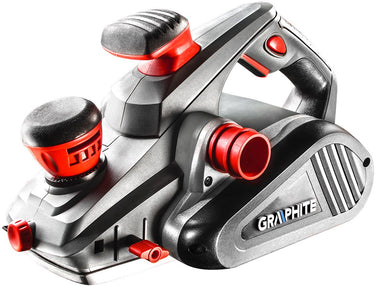 Graphite 59g680 - elektrische schaaf - 1300w - 110mm werkbreedte - anti-slip handgrepen
