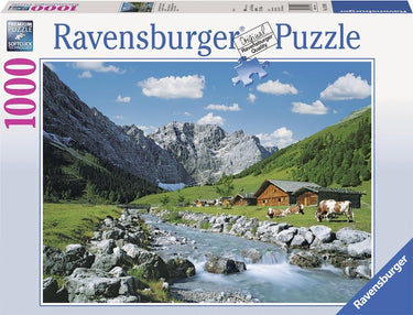 Ravensburger puzzel karwendelgebergte, oostenrijk - legpuzzel - 1000 stukjes
