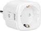 Alecto smart-plug20 - smart wifi tussenstekker met energiemeter - 16a 3680w - wit