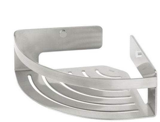 Tiger caddy - doucherek - douchemand hoek 18,4 cm - rvs geborsteld
