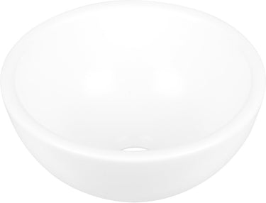 Differnz boomer waskom - wasbak keramiek - wit - ã˜ 20 x 10 cm