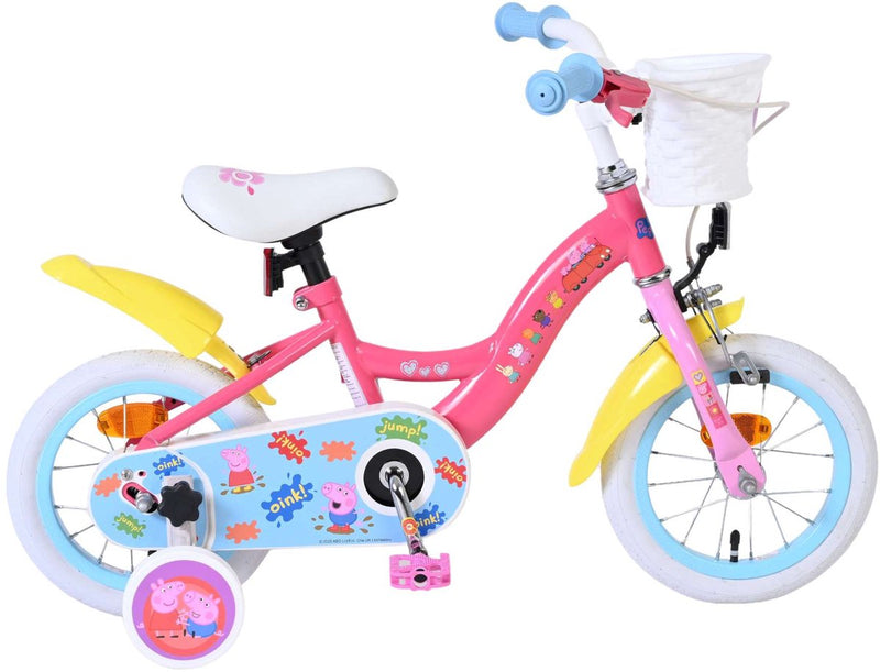 Afbeelding laden in galerijviewer, Volare peppa kinderfiets - meisjes - 12 inch - roze
