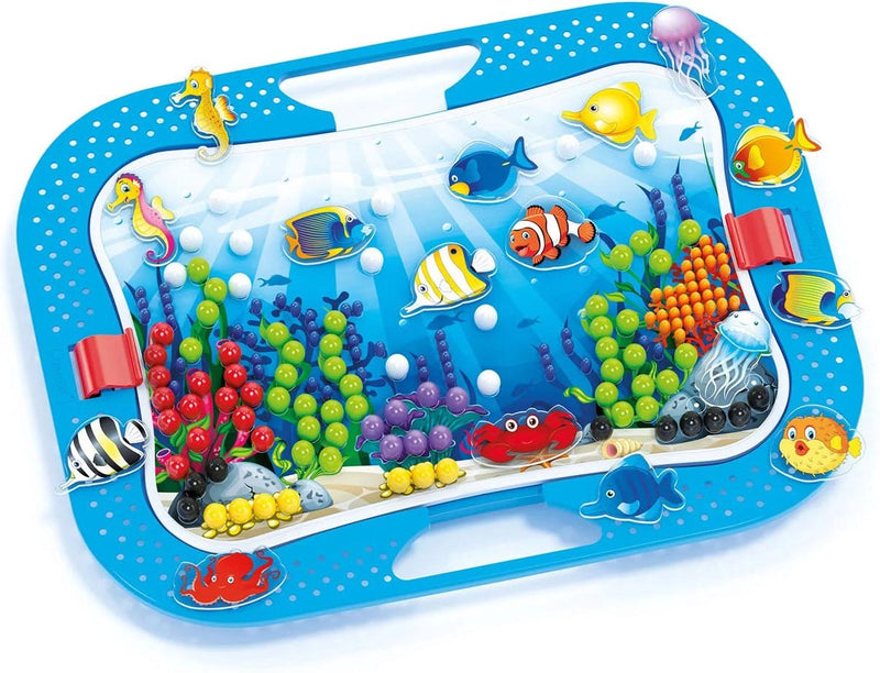 Afbeelding laden in galerijviewer, Quercetti oceaan plezier fish pegs insteek mozaïek, 316dlg.
