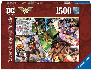 Ravensburger puzzel wonder woman - legpuzzel - 1500 stukjes