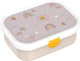 Mepal lunchbox campus - 750 ml - broodtrommel met vakjes voor kinderen - geschikt voor 4 boterhammen - sunshine rainbow