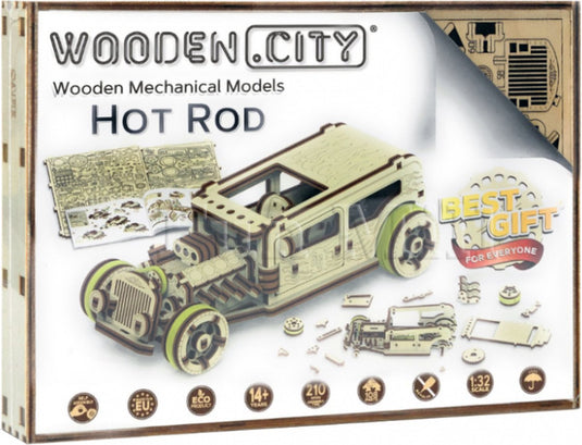 Wooden city hot rod