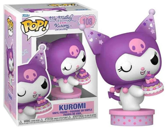 Funko hello kitty kuromi vinylfiguur 108 unisex pop! - neutraal - standard