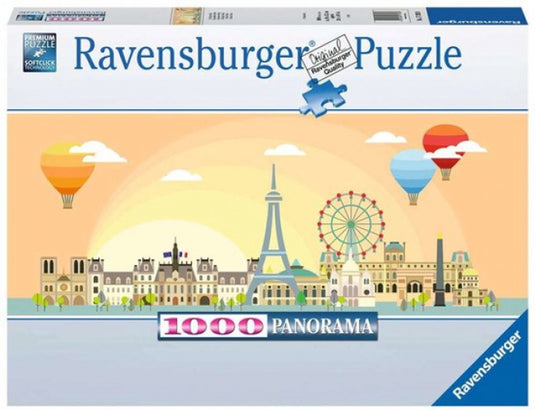 Ravensburger puzzel een dag in parijs - legpuzzel - 1000 stukjes