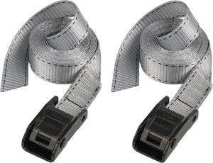Masterlock master lock 3110eurdat spanband met zamac klemgesp - 2.5m x 25mm - set van 2