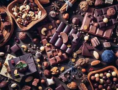 Ravensburger puzzel chocolate - 2000 stukjes legpuzzel kunst.