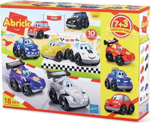 Abrick ecoiffier racewagens - 10st.