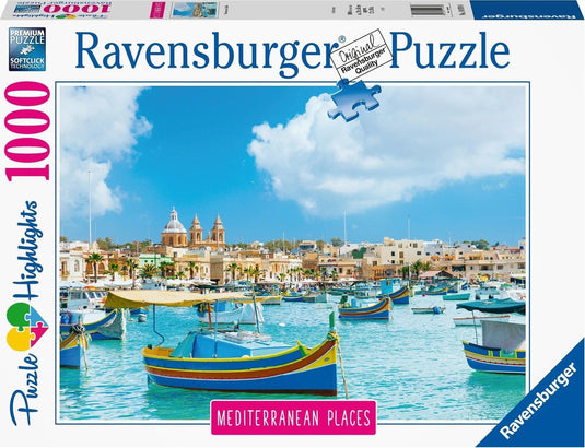 Ravensburger puzzel malta - legpuzzel - 1000 stukjes