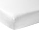Meyco baby uni hoeslaken ledikant - white - 60x120cm