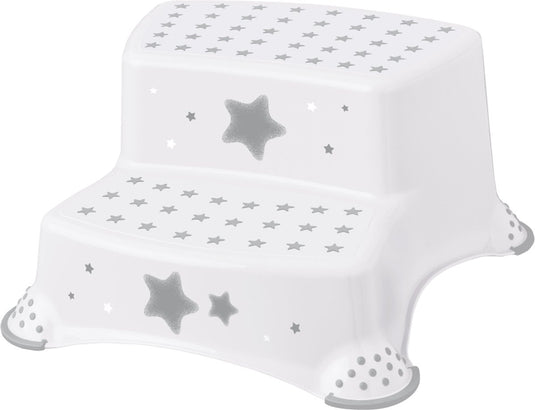 Keeeper stars wit 2 treden opstapje - kleur stars nordic white