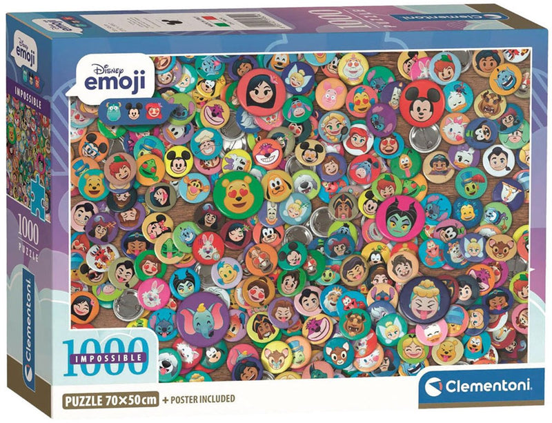 Afbeelding laden in galerijviewer, Clementoni onmogelijke legpuzzel disney - 1000st.
