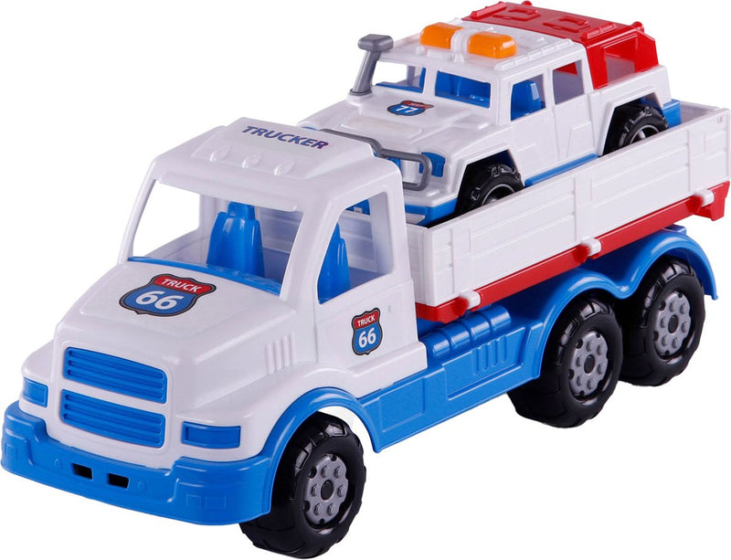 Afbeelding laden in galerijviewer, Cavallino xl torpedo vrachtwagen met jeep, 46,6cm
