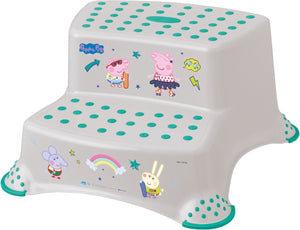 Keeeper peppa pig grijs 2 treden opstapje 10032