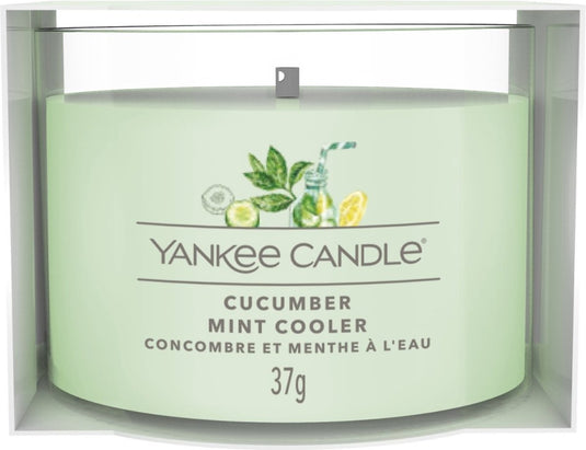 Yankee candle filled votive - cucumber mint cooler - 10 branduren - 1 stuk