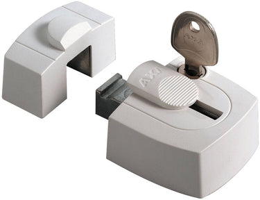 Axa 3015 raam veiligheidsoplegslot gelijkliggend wit - 3015-00-98 g