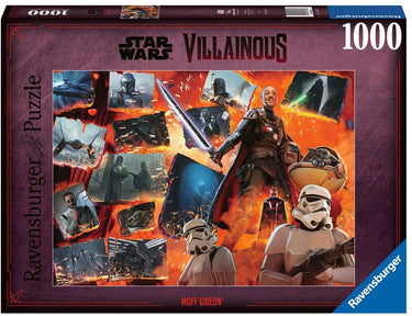 Ravensburger puzzel star wars villainous:moff gideon - legpuzzel - 1000 stukjes