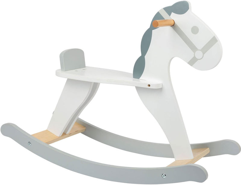 Afbeelding laden in galerijviewer, Small foot - houten schommelpaard skandi wit
