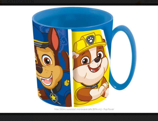 Paw patrol mok, beker, kunststof beker, , drinkbeker