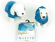 Duvo + honden badjas - dierenkleding - blauw - 58 cm