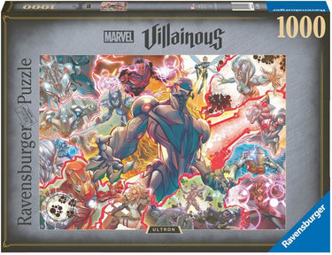 Ravensburger puzzel marvel villainous ultron - legpuzzel - 1000 stukjes