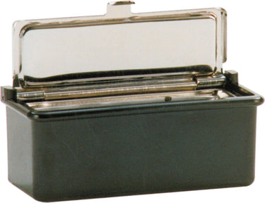 Carpoint auto-asbak met deksel 9x5cm - zwart chroom