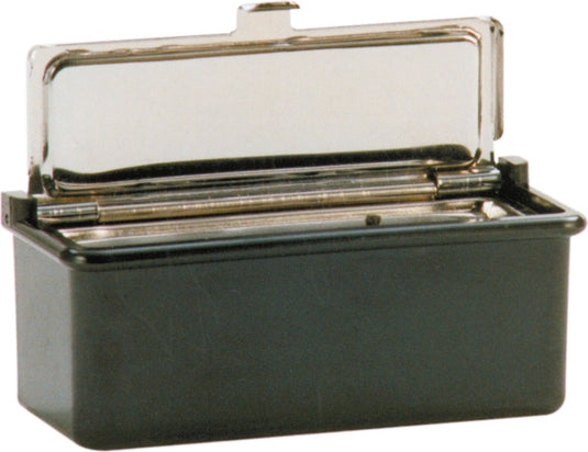 Carpoint auto-asbak met deksel 9x5cm - zwart chroom