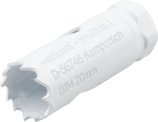Wolfcraft - gatenzaag 20mm boorkroon bim - inzetstuk - 3490000