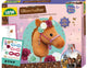 Lena hobby horsing knutselset glitter hoofdstel met kralen en bloemen.