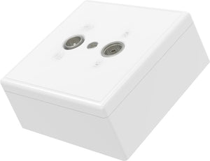 Hama antenne-eindcontactdoos, 75 ohm, opbouw