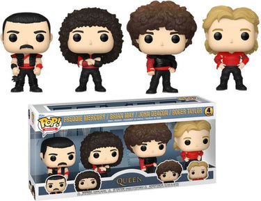 Funko queen pop! tv vinyl figure 4-pack radio gaga 9 cm pop! figuur