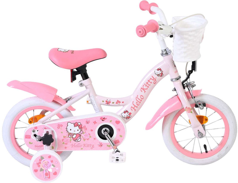 Afbeelding laden in galerijviewer, Volare hello kitty kinderfiets - meisjes - 12 inch - roze
