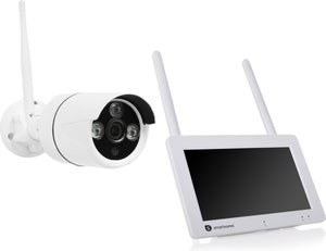 Smartwares cms-30400 draadloze beveiligingscamera set – optimale beveiliging van je huis – volledig draadloos