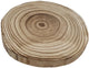 Playwood decoratie boomschijf paulownia hout gebrand, ø 20cm