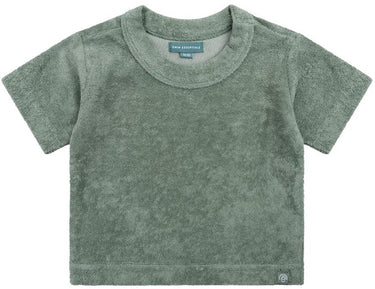 Swim essentials pure tones green boys top t-shirt